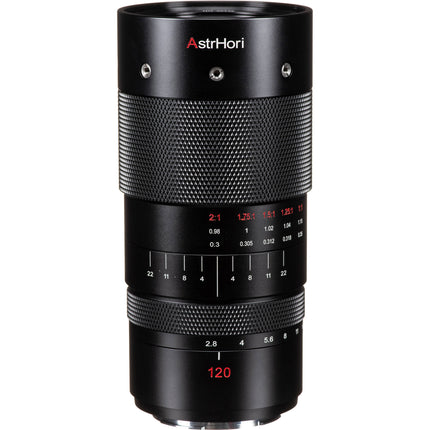 AstrHori 120mm f2.8 Lente Macro 2X Full Frame Canon RF Manual Focus