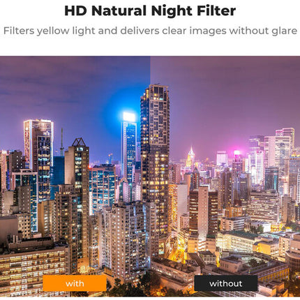 K&F Concept Filtro de Luz Natural Transparente para DJI Osmo Pocket 3 28 Capas Nano Recubrimiento Vidrio Óptico AGC Magnético