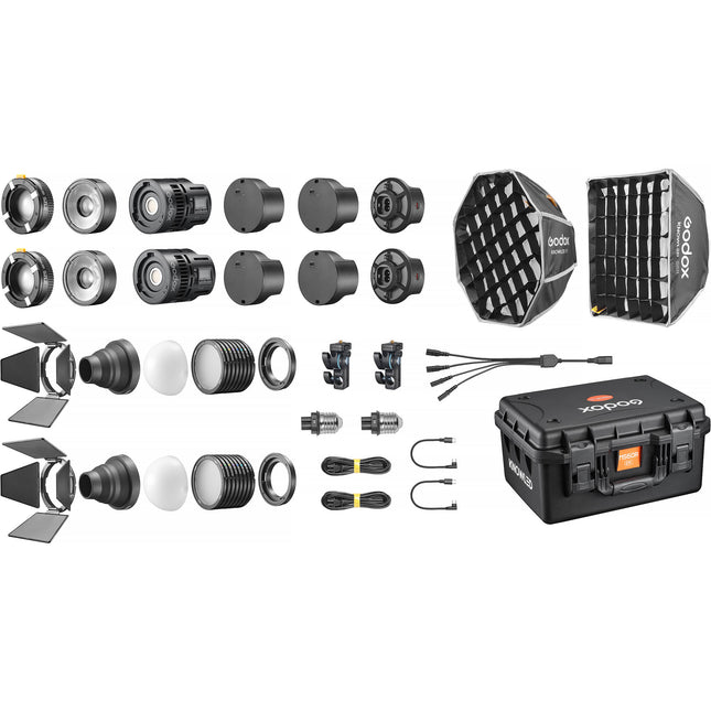 Godox KNOWLED MS60Bi Luz LED Bicolor Kit 2 Luces 17400 Lux 2800-6500K