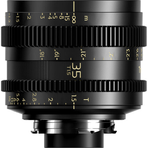 Thypoch Simera-C 35mm T1.5 Lente Cine Full Frame con Iris 16 hojas y Set de Ajuste