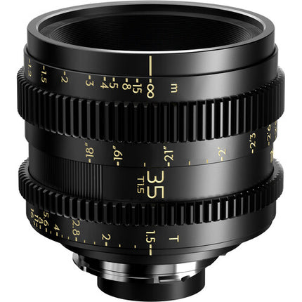 Thypoch Simera-C 35mm T1.5 Lente Cine Full Frame con Iris 16 hojas y Set de Ajuste