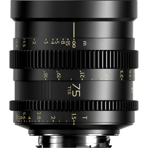 Thypoch Simera-C 75mm T1.5 Objetivo Cine Full Frame Apertura T1.5-T16