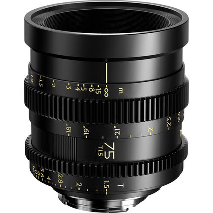 Thypoch Simera-C 75mm T1.5 Objetivo Cine Full Frame Apertura T1.5-T16