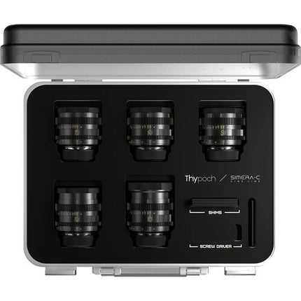 Thypoch Simera-C T1.5 Kit de 5 Lentes Cine Full Frame 21-75mm Leica M