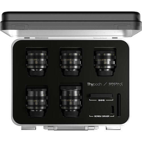 Thypoch Simera-C T1.5 Kit de 5 Lentes Cine Full Frame 21-75mm Leica M