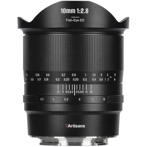 7Artisans 10mm f2.8 Mark II Lente Fisheye Full Frame para Canon RF
