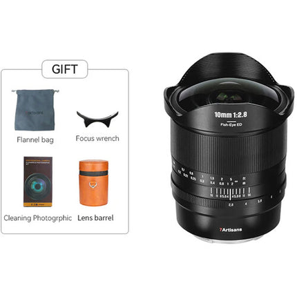 7Artisans 10mm f2.8 Mark II Lente Fisheye Full Frame para Canon RF