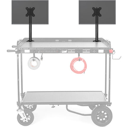 Lava Cart Soporte para Monitor con Placa VESA para Pantallas hasta 36"