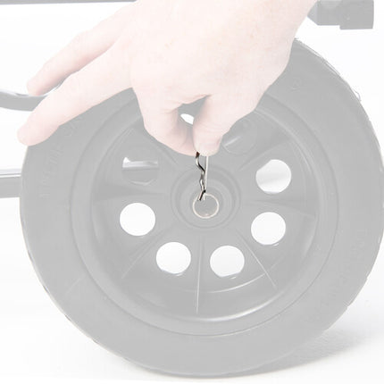 Lava Cart Quick Release Kit para RocknRoller R12 R18 con cierre sin herramientas y pasadores de seguridad