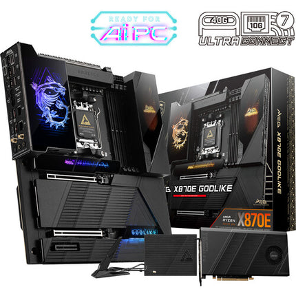 MSI MEG X870E GODLIKE Placa base AM5 E-ATX DDR5 PCIe 5.0 SATA III