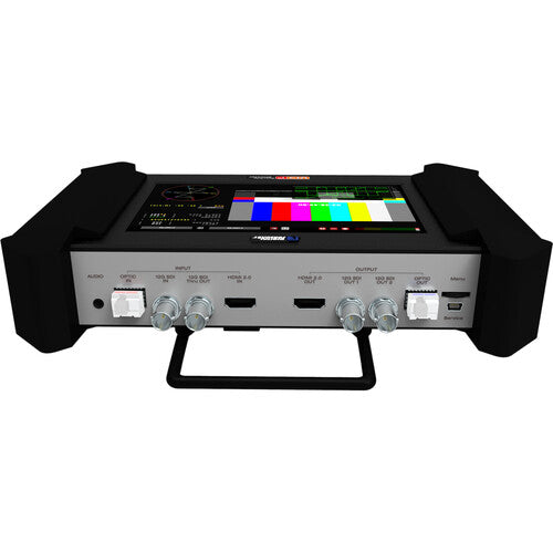 DIGITAL FORECAST UHD X_TS Convertidor 12G-SDI HDMI 2.0 Optico con Pantalla Táctil 7" y Generador de Patrones