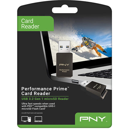 PNY Performance Prime Lector de Tarjetas MicroSDXC USB 3.2 200MB/s