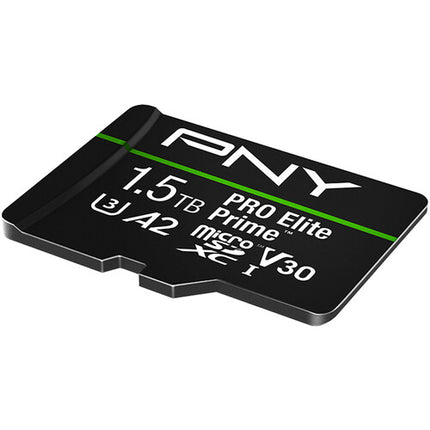 PNY 1.5TB PRO Elite Prime microSDXC Tarjeta Memoria 200MBs Velocidad Lectura Adaptador SD