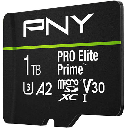 PNY 1TB PRO Elite Prime microSDXC tarjeta memoria 200MBs lectura 150MBs escritura con adaptador SD