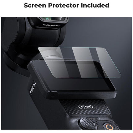 K&F Concept Lente Macro 10x para DJI Pocket 3 con Protector de Pantalla