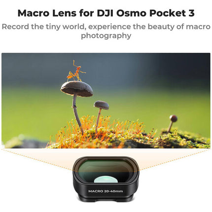 K&F Concept Nano-X Kit de Filtros ND y Lentes Magnéticos para DJI Osmo Pocket 3 con Filtros ND 128 y Lente Anamórfico 1.2x