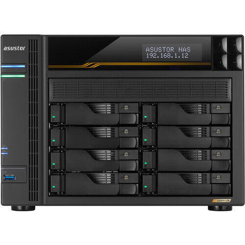 Asustor Lockerstor 8 Gen3 NAS 8 Bahías 16GB DDR5 2.3GHz Ryzen Quad-Core