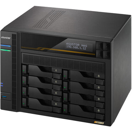 Asustor Lockerstor 8 Gen3 NAS 8 Bahías 16GB DDR5 2.3GHz Ryzen Quad-Core