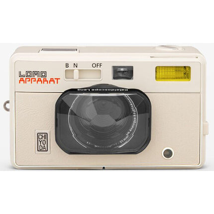 Lomography LomoApparat Cámara de 35mm 21mm f10 Gran Angular Cuero Cream
