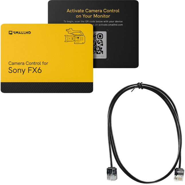 SmallHD Kit de Control para Cámara Sony FX6 con Cable Ethernet 36" y Software