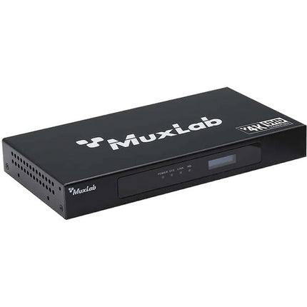 MuxLab KVM sobre IP PoE Transceptor Estación de Trabajo 4K30 hasta 100m Fiber Ethernet