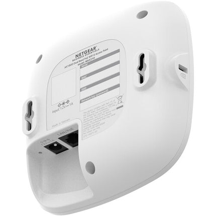 Netgear WAX210 AX1800 Punto de Acceso Wi-Fi 6 Dual Banda 1800 Mb/s 1500 ft² Montaje Pared Techo