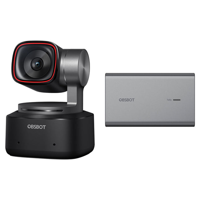 OBSBOT Tiny 2 Webcam PTZ 4K 4x Zoom CMOS 1.5 UVC a NDI Adaptador Kit