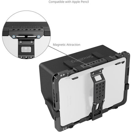SmallRig Cage para iPad mini 6 y A17 Pro 8.3" con soporte ajustable y doble mount