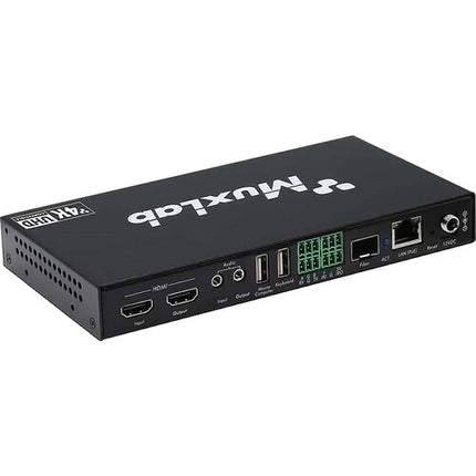MuxLab HDMI-over-IP PoE Transceptor Seamless 4K30 Extensión 330ft