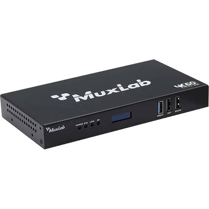 MuxLab HDMI sobre IP Transceptor 4K60 Extensión 100m PoE SFP