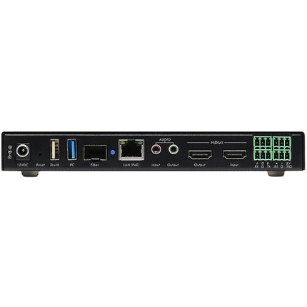 MuxLab HDMI sobre IP Transceptor 4K60 Extensión 100m PoE SFP