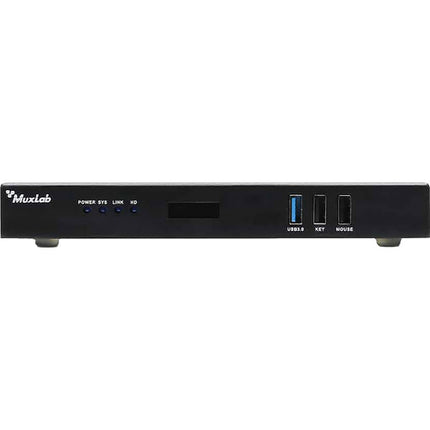 MuxLab HDMI sobre IP Transceptor 4K60 Extensión 100m PoE SFP