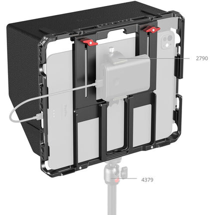 SmallRig Universal Cage para iPad con Parasol Desmontable y Sujeción Rápida