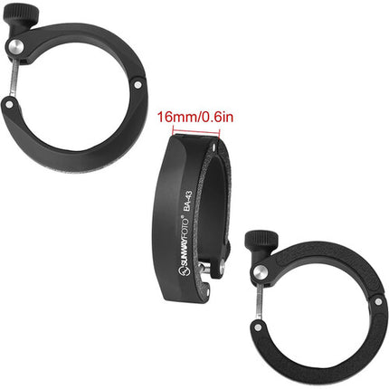 Sunwayfoto BA-43 Adaptador de Móvil a Binoculares Anillo Magnético 1.5 a 1.8 pulgadas
