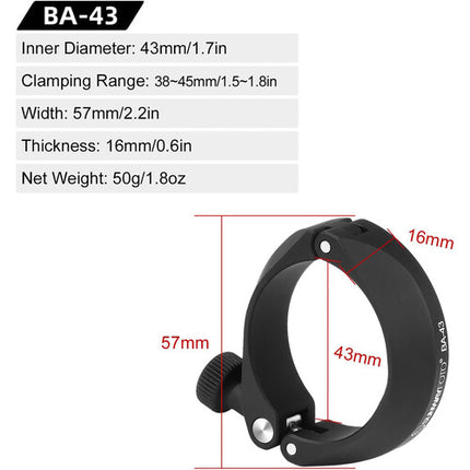 Sunwayfoto BA-43 Adaptador de Móvil a Binoculares Anillo Magnético 1.5 a 1.8 pulgadas
