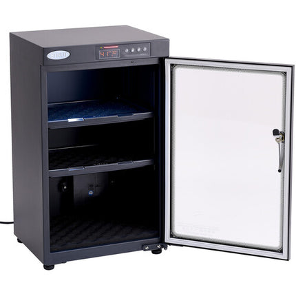 Sirui HC-90 Gabinete Control Electrónico Humedad con Pantalla LCD 1.2mm acero 2 estantes ajustables
