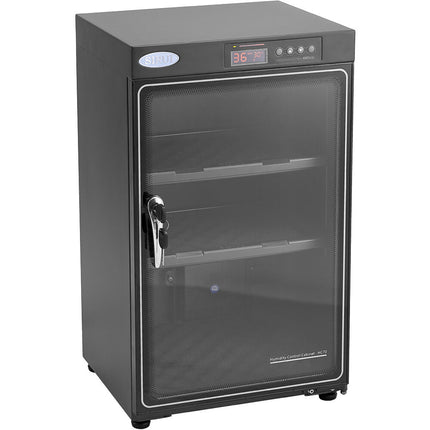 Sirui HC-90 Gabinete Control Electrónico Humedad con Pantalla LCD 1.2mm acero 2 estantes ajustables
