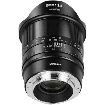 7Artisans 10mm f/2.8 Mark II Objetivo Fisheye Full Frame con anillo de apertura desacoplado