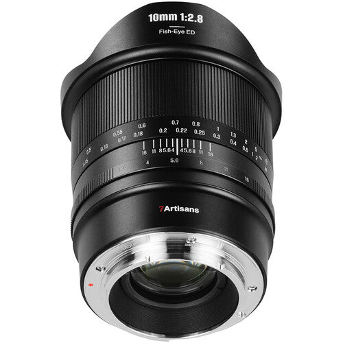 7Artisans 10mm f/2.8 Mark II Objetivo Fisheye Full Frame con anillo de apertura desacoplado
