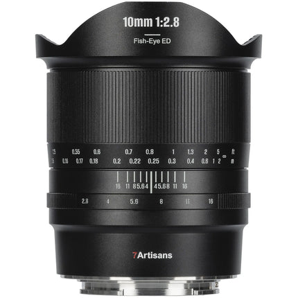 7Artisans 10mm f/2.8 Mark II Objetivo Fisheye Full Frame con anillo de apertura desacoplado
