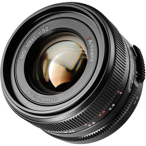 7Artisans 35mm f1.4 Mark III Lente Full Frame con Montura L y Diafragma de 10 Hojas