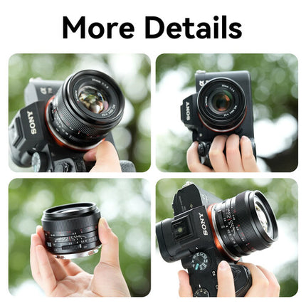 7Artisans 35mm f1.4 Mark III Lente Full Frame con Montura L y Diafragma de 10 Hojas