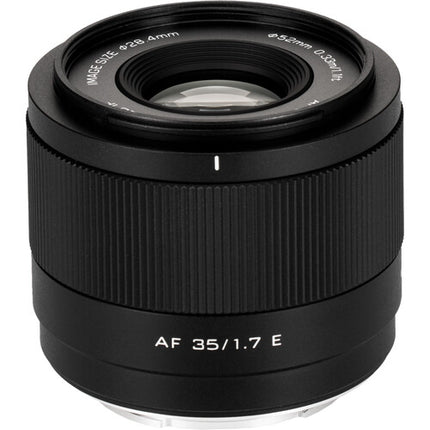 Viltrox AF 35mm f/1.7 E Lente Sony E Focal Normal 1.1m Distancia Mínima