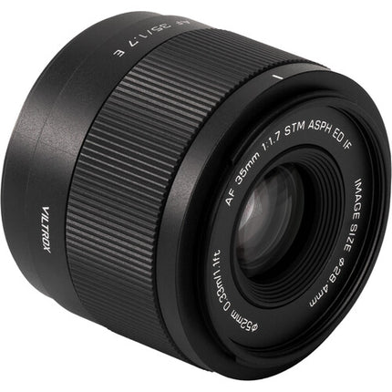 Viltrox AF 35mm f/1.7 E Lente Sony E Focal Normal 1.1m Distancia Mínima