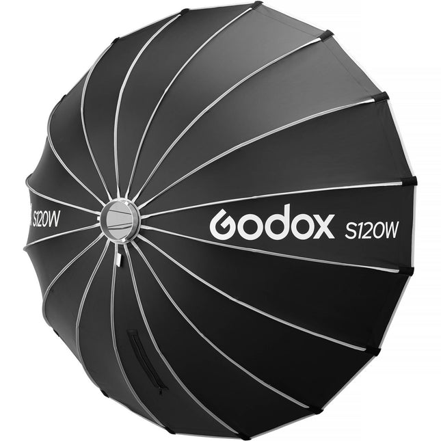 Godox Bowens Mount Softbox Paragüas 47.2" Interior Blanco Fácil Bloqueo