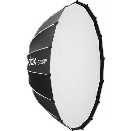 Godox Bowens Mount Softbox Paragüas 47.2" Interior Blanco Fácil Bloqueo