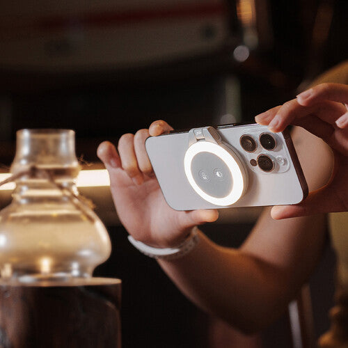 PGYTECH MagGlow Luz de Relleno para Móvil LED con Montura MagSafe