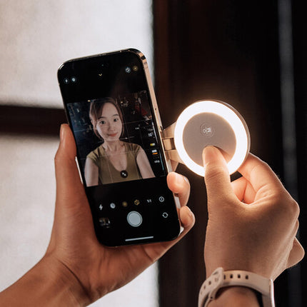 PGYTECH MagGlow Luz de Relleno para Móvil LED con Montura MagSafe