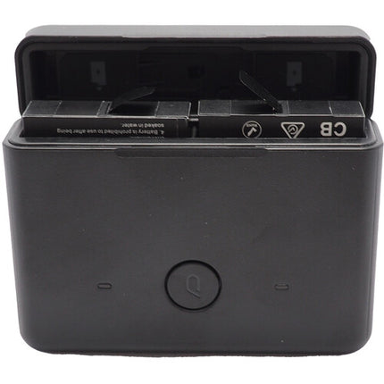 Kandao Estuche Cargador de Baterías para QooCam 3 Serie con 2 Bahías y Entrada USB-C