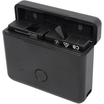 Kandao Estuche Cargador de Baterías para QooCam 3 Serie con 2 Bahías y Entrada USB-C